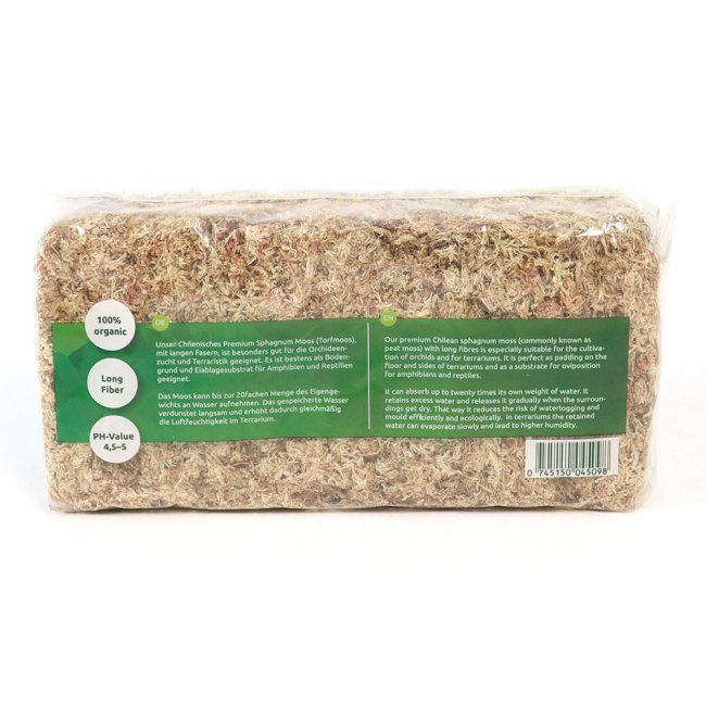 Dried Sphagnum moss from Chile 150g