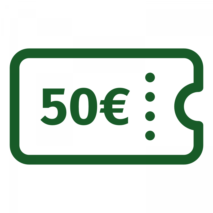 Voucher code 50 Euro