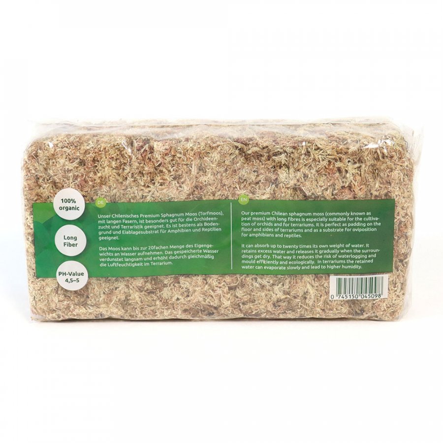 Dried Sphagnum moss from Chile 150g